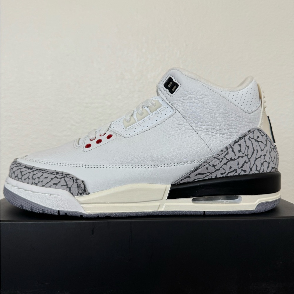Air Jordan 3 Retro (GS) Size 7y/8.5 Women’s White Cement Reimagined DM0967-100